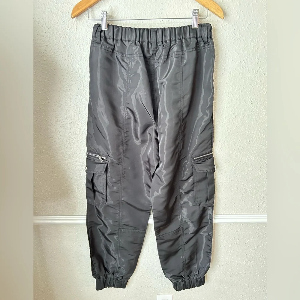 BLANK NYC Denim Nylon Cargo Jogger Pants 28